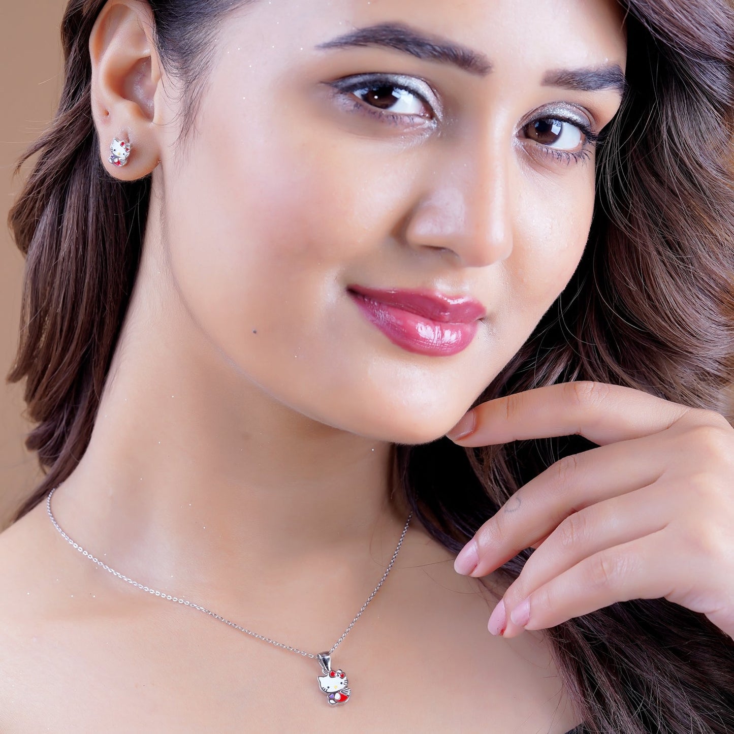 Sterling 925 Silver Pendant Set