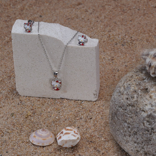 Sterling 925 Silver Pendant Set