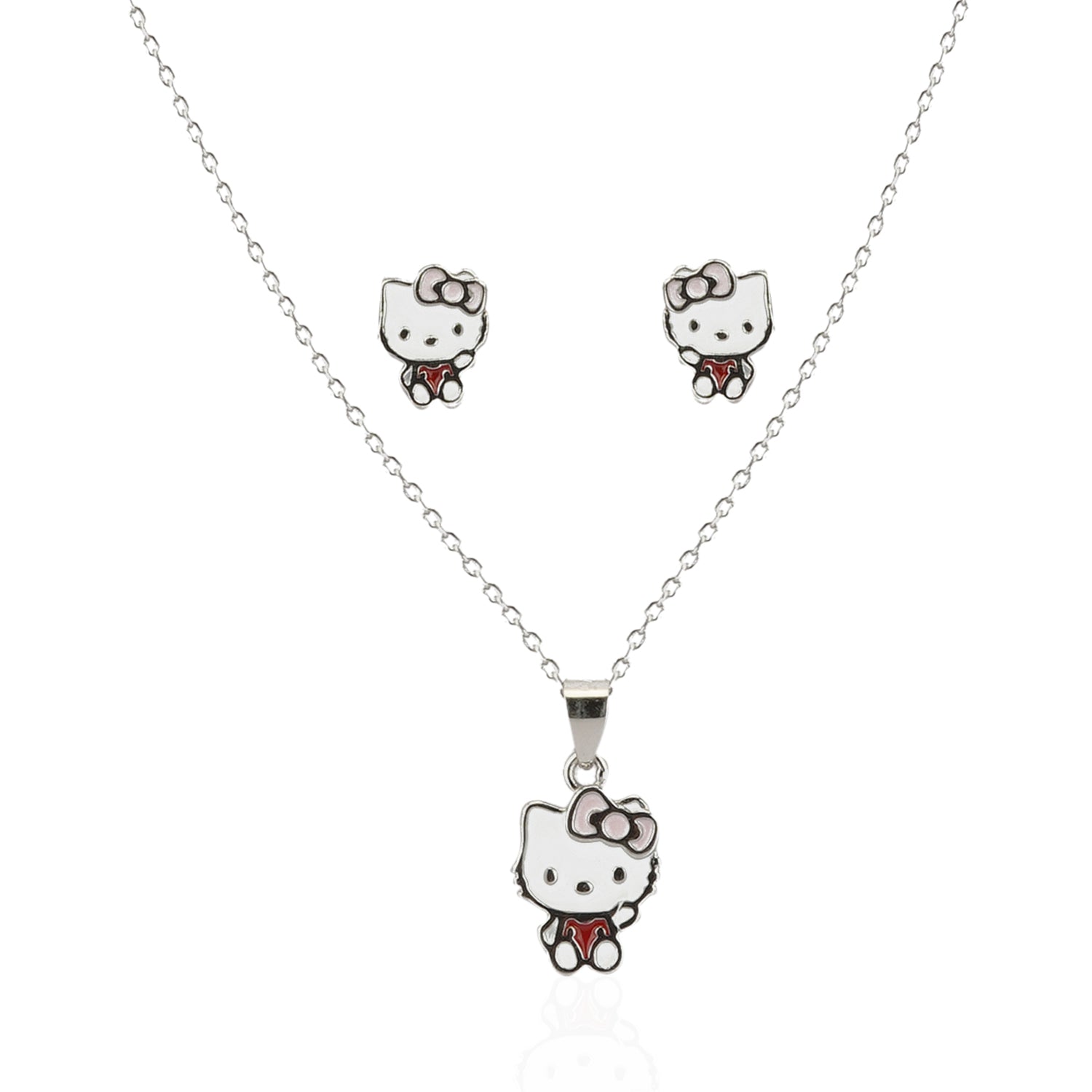 Sterling 925 Silver Pendant Set