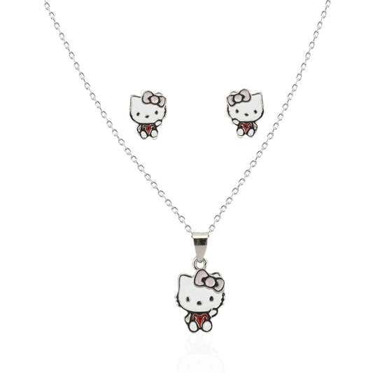 Sterling 925 Silver Pendant Set