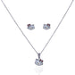 Sterling 925 Silver Pendant Set