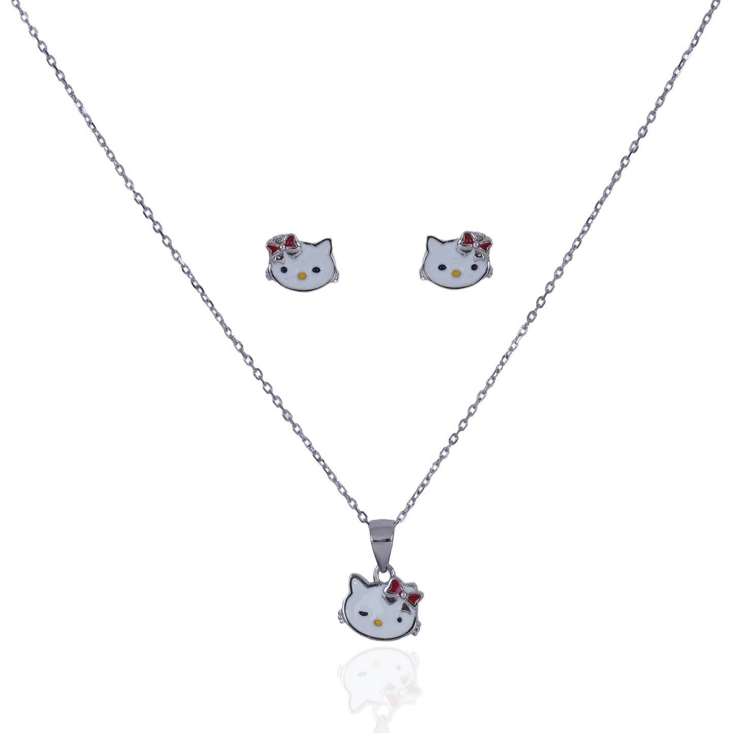 Sterling 925 Silver Pendant Set