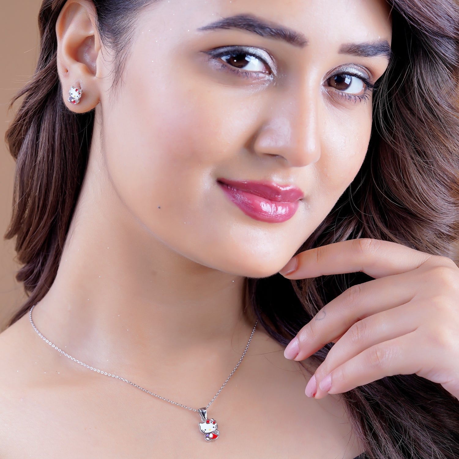 Sterling 925 Silver Pendant Set