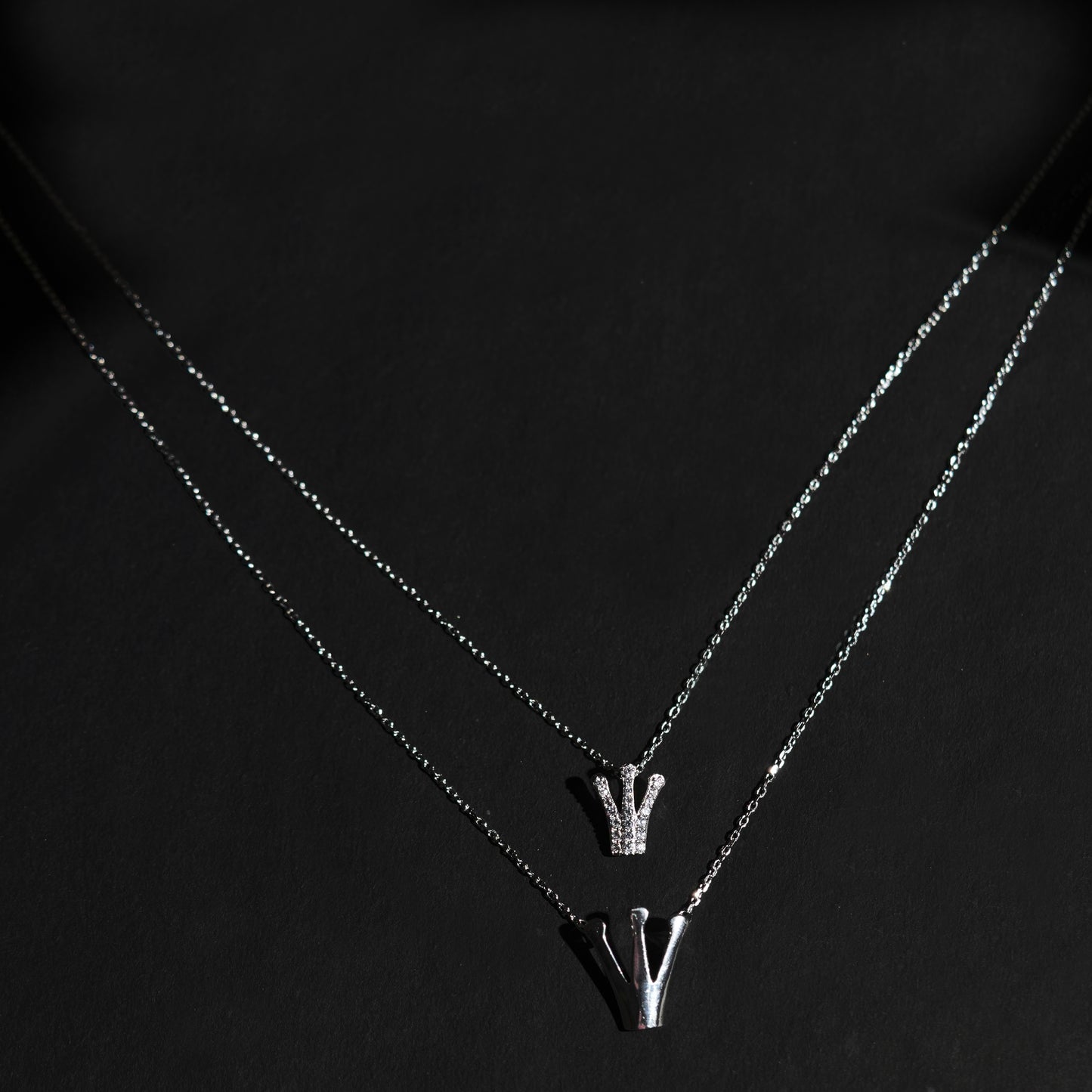 Royal Crown 925 Silver Pendant Necklace