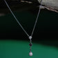 Dainty Dangle 925 Silver Charm Pendant Necklace