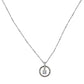 Sparkle Halo 925 Silver Solitaire Necklace