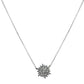 Elegant 925 Silver Snowflake Pendant Necklace