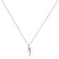 Twilight Curve 925 Silver Abstract Pendant Necklace